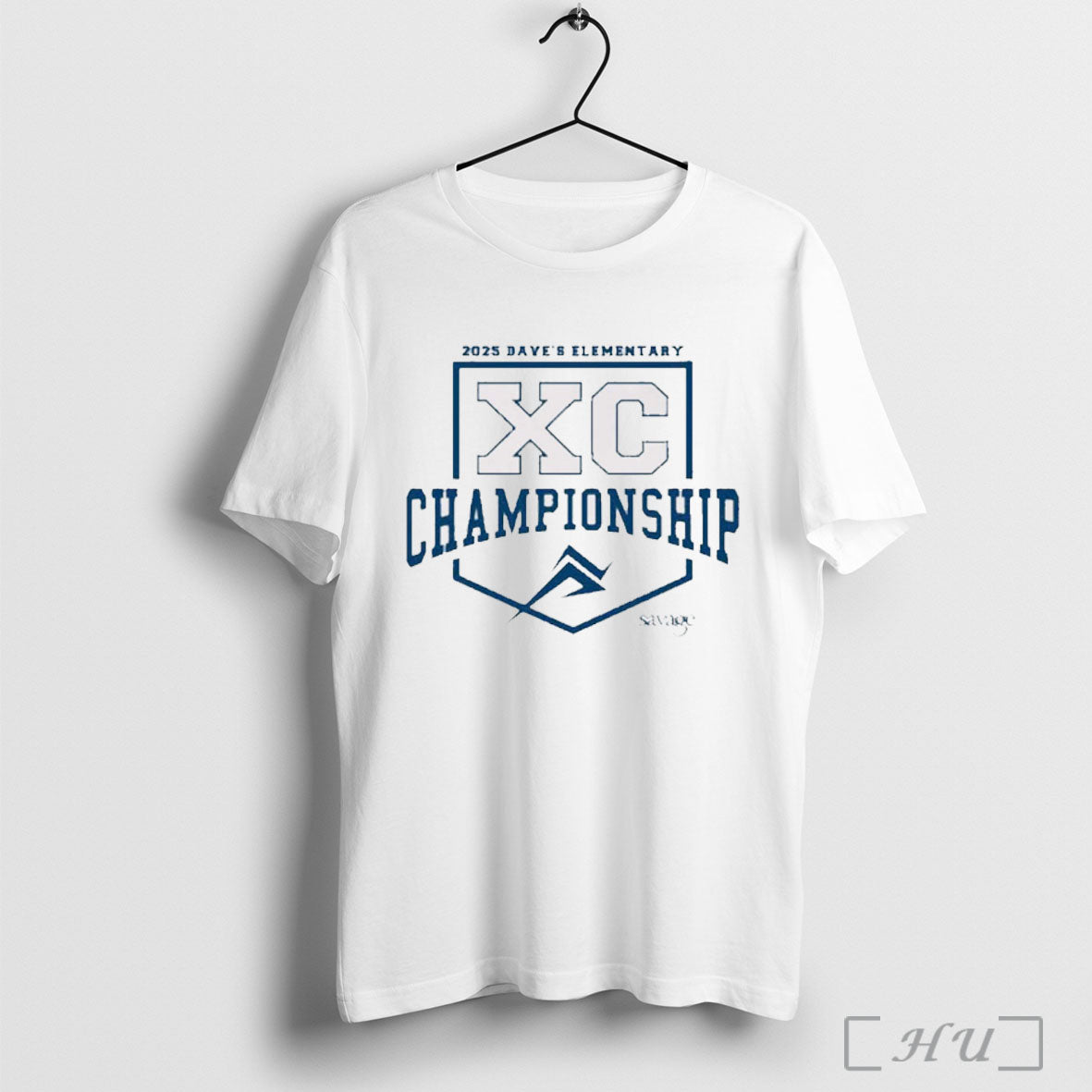 2025 Daves Elementary Xc Championship Savage Logo T Shirt Unisex