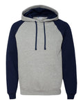 JERZEES Unisex Nublend® Colorblocked Raglan Hooded Sweatshirt