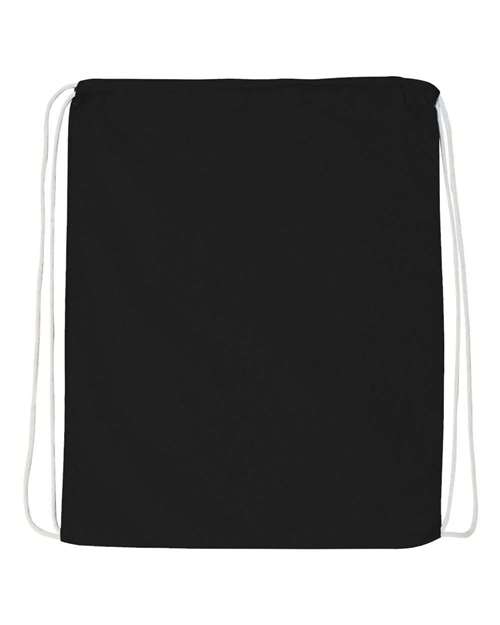 Q-Tees Economical Cotton Drawstring Bag