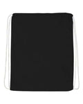 Q-Tees Economical Cotton Drawstring Bag