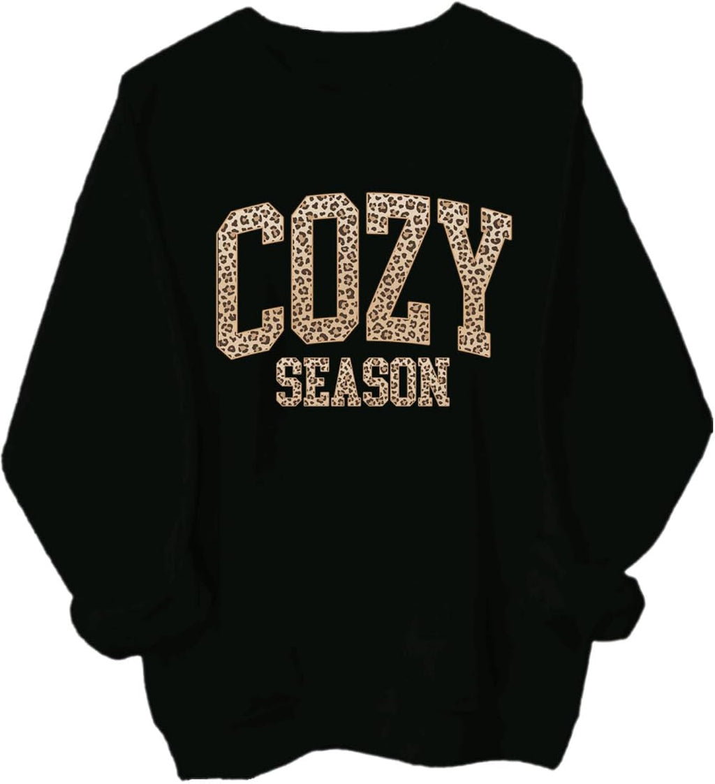 Cozy Season Sweatshirt, Cozy Vibes Holiday Crewneck, Warm Comfy Graphic Sweatshirt for Women and Men