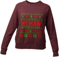 Memaw Ugly Christmas Sweatshirt for Women, Grandmother Gift for Grandma