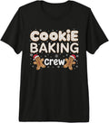 Christmas Cookie Baking Crew Women Girls Merry Christmas Premium Tri-Blend T-Shirt