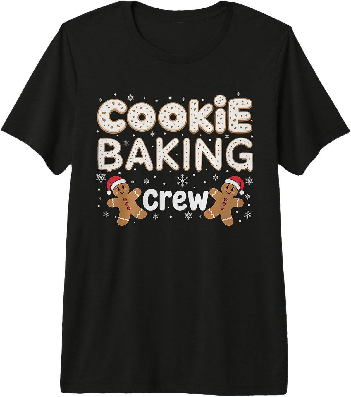 Christmas Cookie Baking Crew Women Girls Merry Christmas Premium Tri-Blend T-Shirt