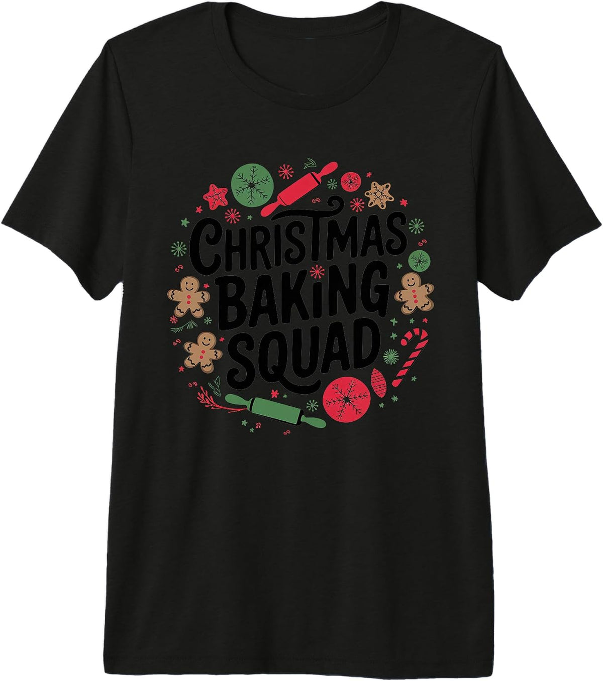 Christmas Baking Squad Party Cool Merry Christmas Activity Premium Tri-blend T-Shirt