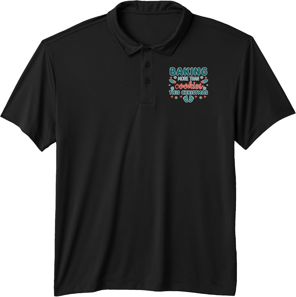 Baking More Than Cookies This Christmas Pregnancy Performance Polo Shirt