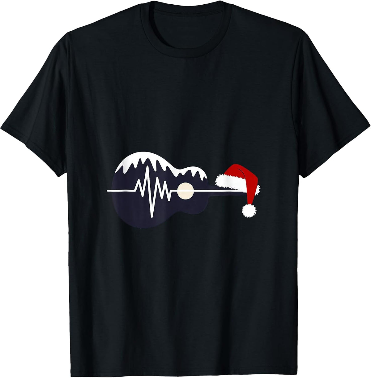 E-Guitar Christmas Rhythm Jingle Vibes T-Shirt
