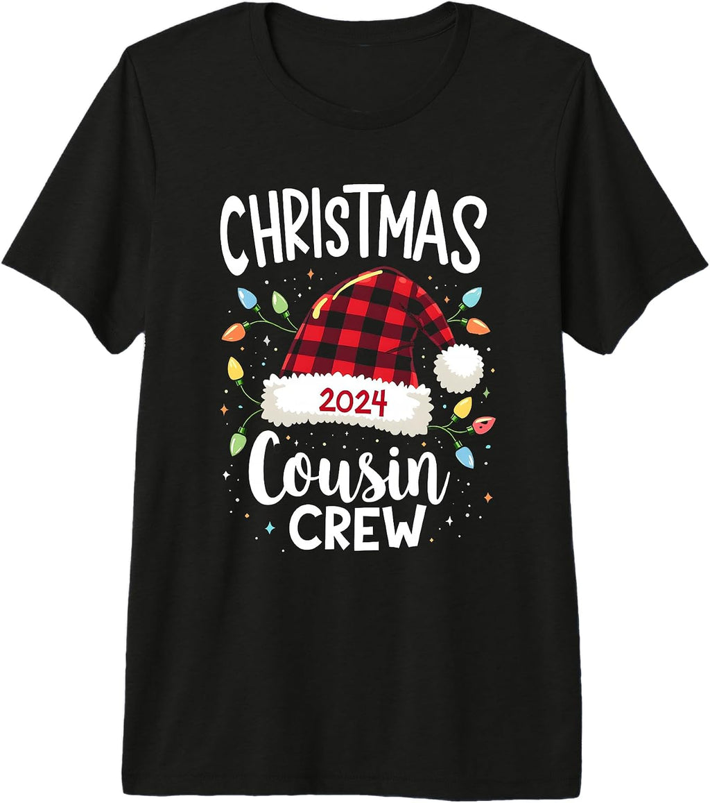 Christmas 2024 Cousin Crew Family Holiday Xmas Cousin Crew Premium Tri-blend T-Shirt