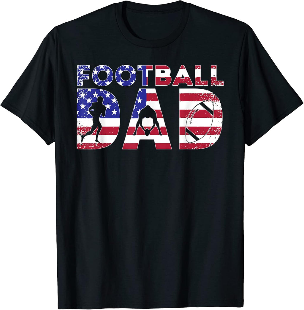 Vintage Football Flag Apparel for Lineman USA Flag