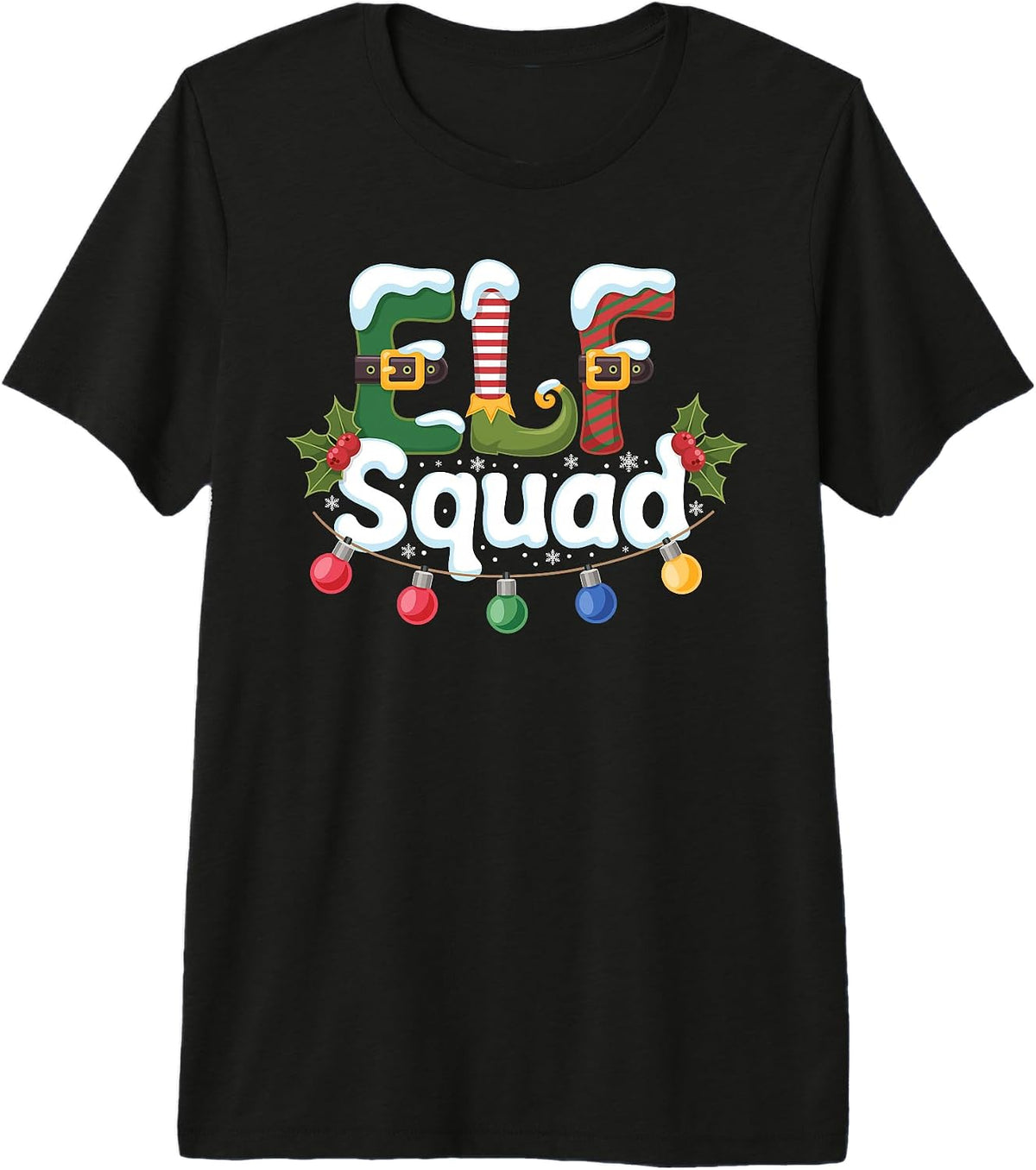 Amazing Xmas Christmas elf Squad Premium Tri-Blend T-Shirt