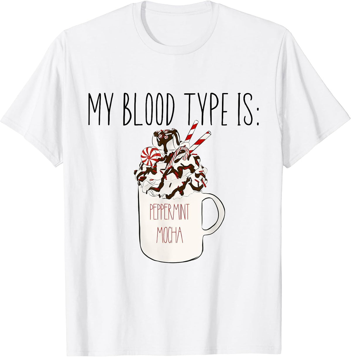 Peppermint Mocha Coffee Christmas Winter Season
