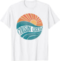 Cousin Crew Vintage Sunset Ocean Wave Cruising Trip T-Shirt