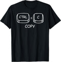 Ctrl C Copy Ctrl V Paste Father's Day Dad & Son Daughter T-Shirt