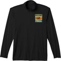 Welcome Fall Autumn Acorn Leaves Performance Quarter-Zip Top