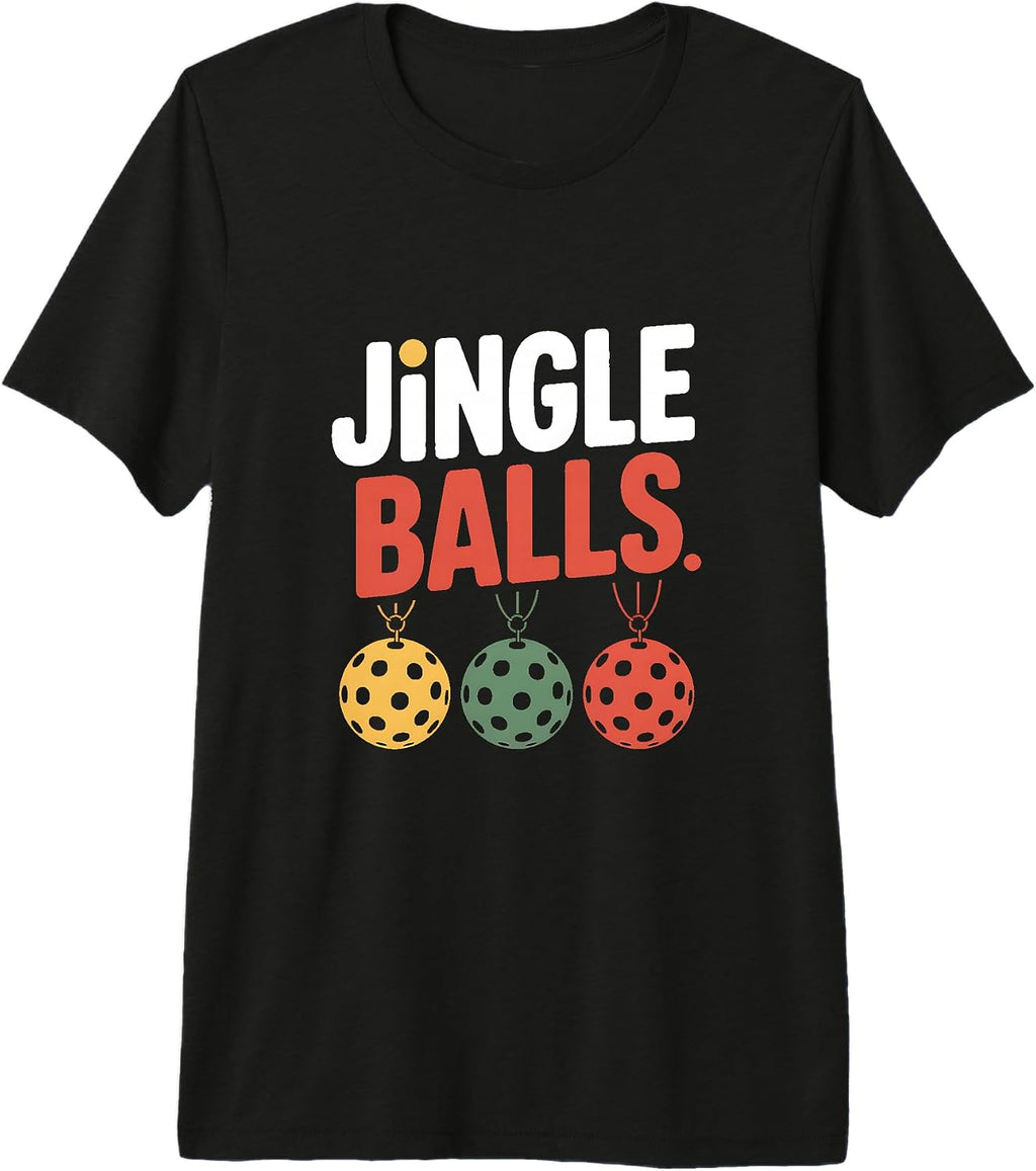 Jingle Balls Christmas Humor Premium Tri-Blend T-Shirt