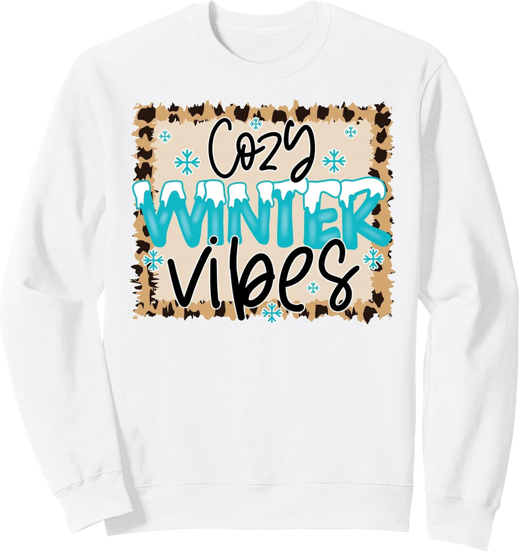 cozy winter vibes cold outside winter snowing season lover Sweatshirt