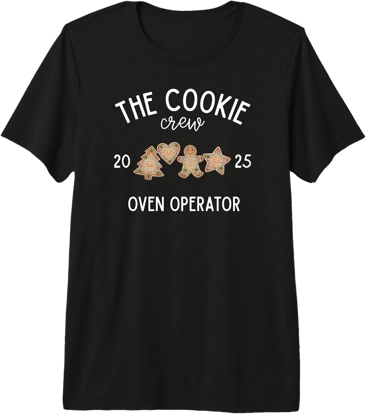 Christmas Cookie Baking Crew Christmas 2025 Oven Operator Premium Tri-Blend T-Shirt