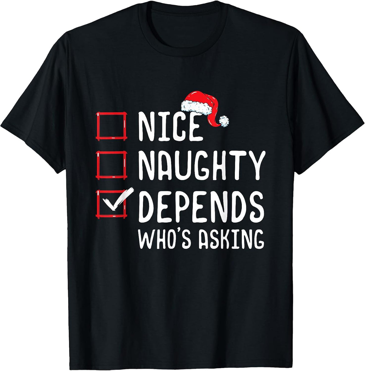Nice Naughty List Funny Christmas Merch Gifts
