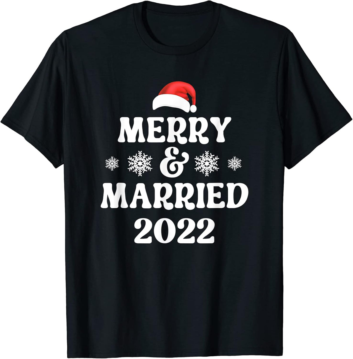 Merry and Married 2022 Newlywed Christmas Pajama