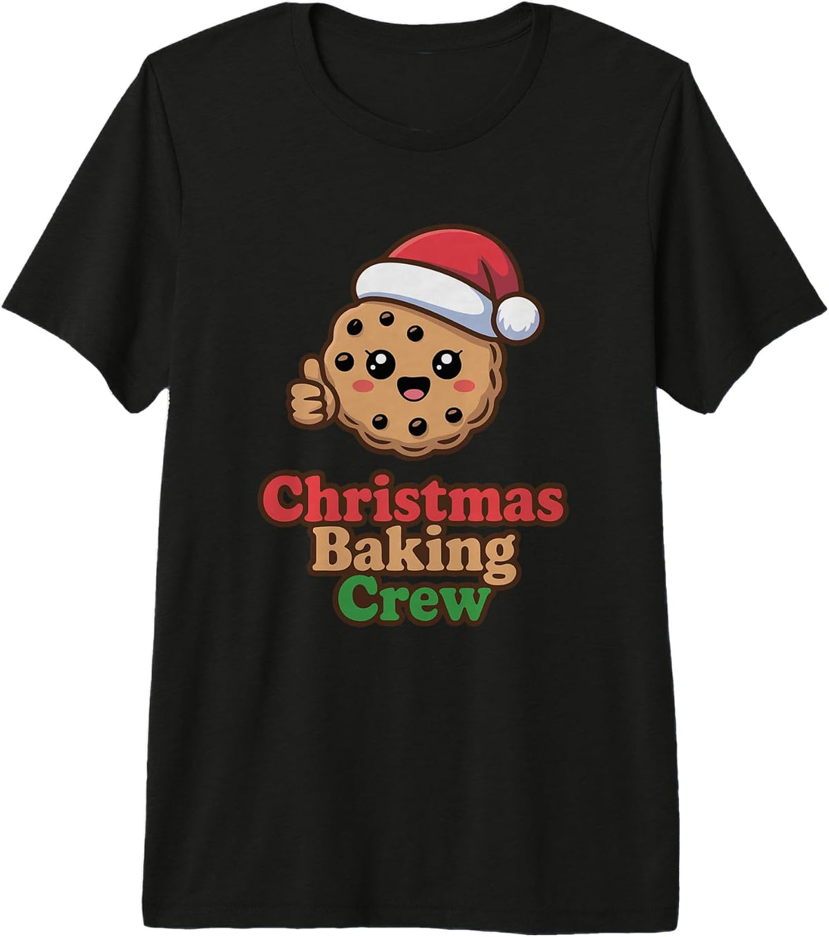 Christmas Baking Crew Cookie Thumbs Up Holiday Premium Tri-Blend T-Shirt