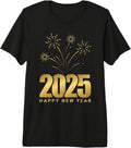 Happy New Year 2025 Family Matching Fireworks New Year Eve Premium Tri-blend T-Shirt