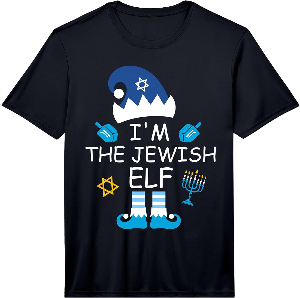 I’m the Jewish Elf Funny Hanukkah Pajama Chanukah Festival Performance T-Shirt