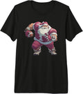 Santa Linebacker Men Kids Boys American Football Christmas Premium Tri-Blend T-Shirt