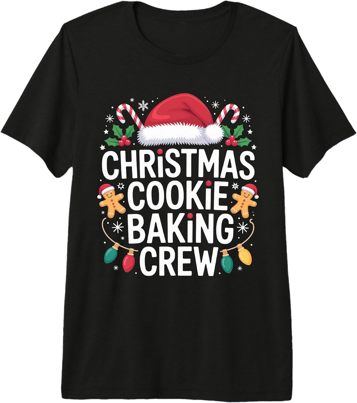 Christmas Cookie Baking Crew | Fun Holiday Bakers | Festive Premium Tri-Blend T-Shirt