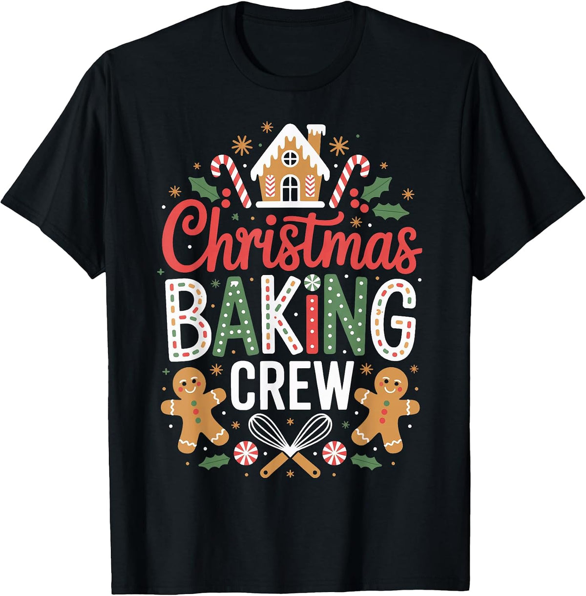 Christmas Baking Crew for Festive Cookie Bakers T-Shirt