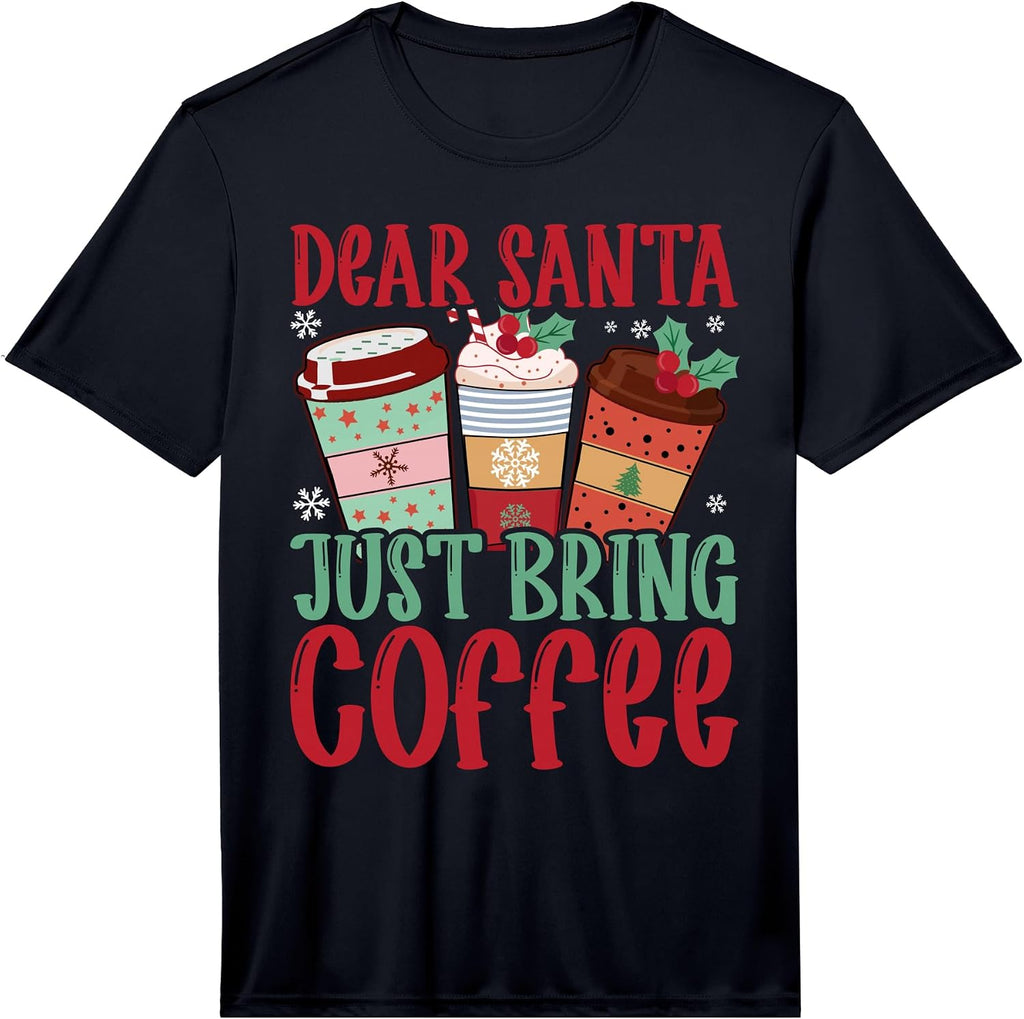 Dear Santa Just Bring Coffee Matching Christmas