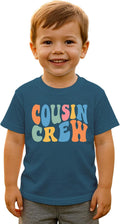 Toddler Cousin Crew T-Shirt Big Cousin Crewneck Pullover Tee Baby Girl Boy Short Sleeve Casual Unisex Summer Tops