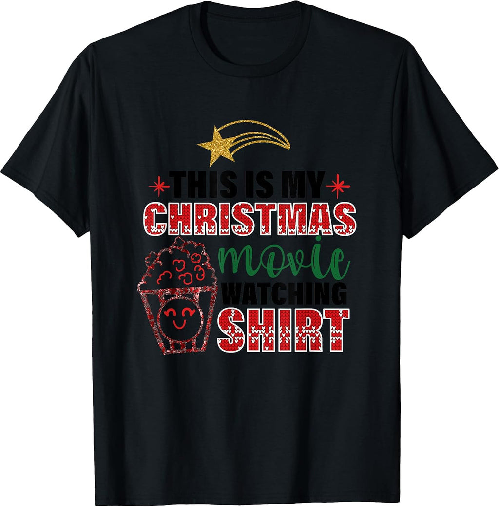 This Is My Christmas Movie Watching Shirt T-Shirt
