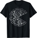 Dad & Baby Pizza 1st Father's Day Dad and Son Girl Matching T-Shirt