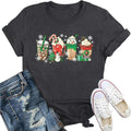 Womens Christmas Shirt Christmas Tree Cake Merry Xmas Holiday Tee