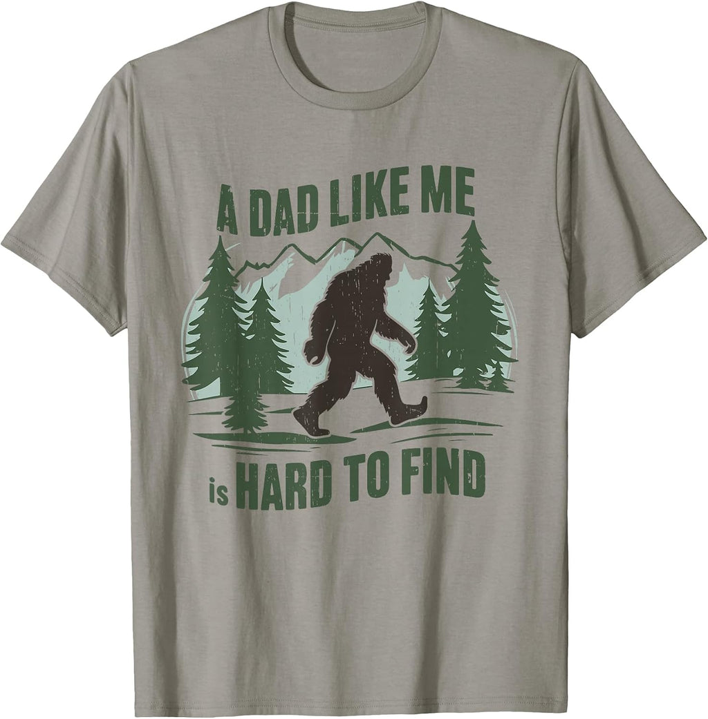 Cool Sasquatch Men for Fathers Day Funny Bigfoot T-Shirt