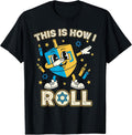 Funny Dreidel Dabbing Hanukkah Shirt Menorah Chanukah Jewish T-Shirt