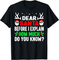 Funny Christmas Tee Shirts Kids Boys Women Men