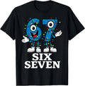 67 Six Seven 6-7 Christmas Lights - Brainrot Gaming Meme T-Shirt