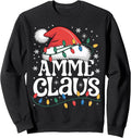 AMME Claus Funny Xmas Christmas Grandma Holiday Style Sweatshirt