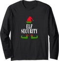 Funny Christmas Squad Holiday Graphic Art Long Sleeve T-Shirt