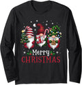 Merry Christmas Gnomes Family Xmas Festive Holiday Gnome Long Sleeve T-Shirt