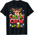 Cousin Crew Christmas Kids Cousins Christmas Matching Family T-Shirt