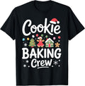 Cookie Baking Crew Christmas Holiday Enthusiasts Festive T-Shirt