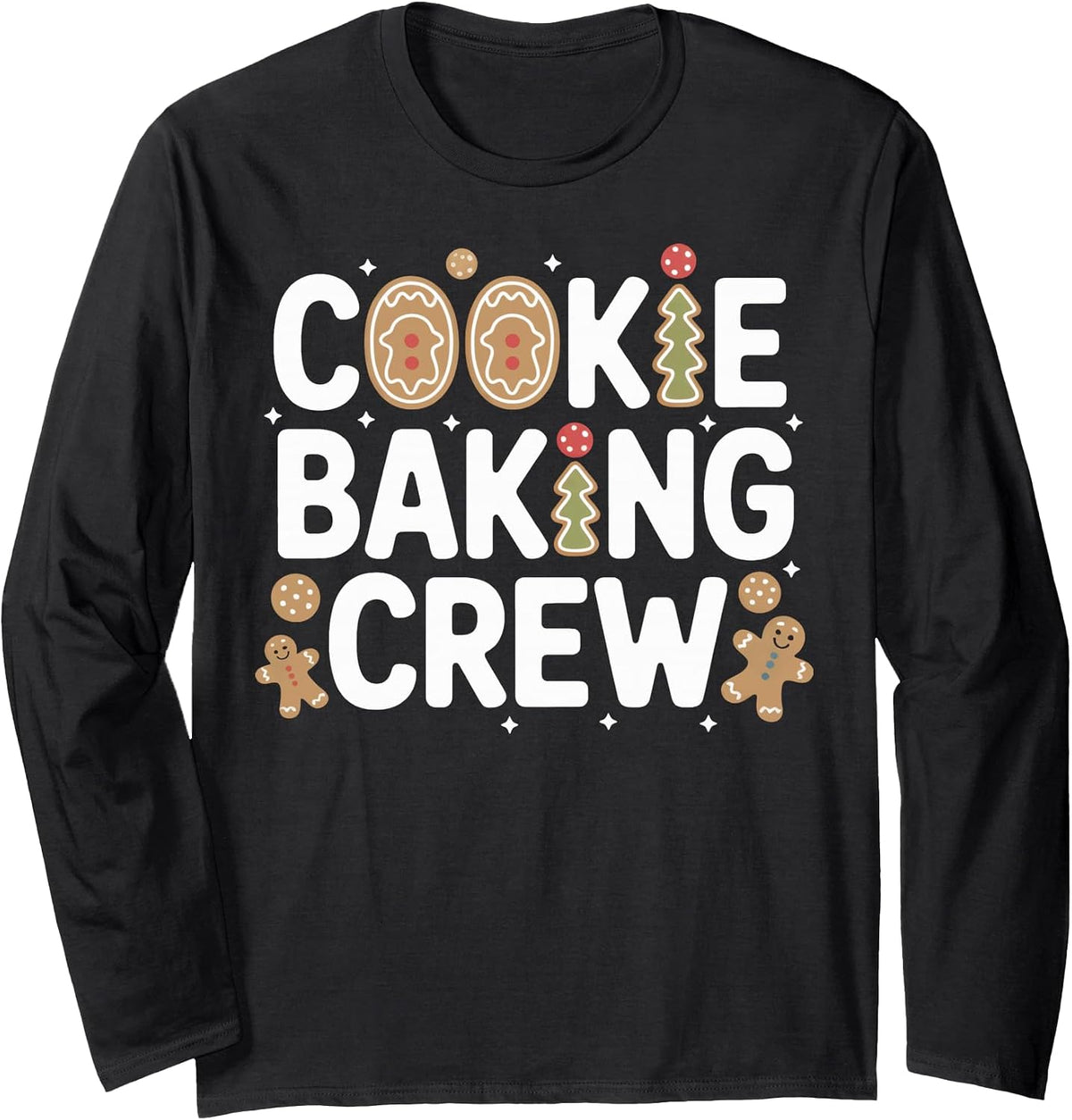 Baking Crew Cookie Baking Christmas Party Home Bakers Squad Long Sleeve T-Shirt