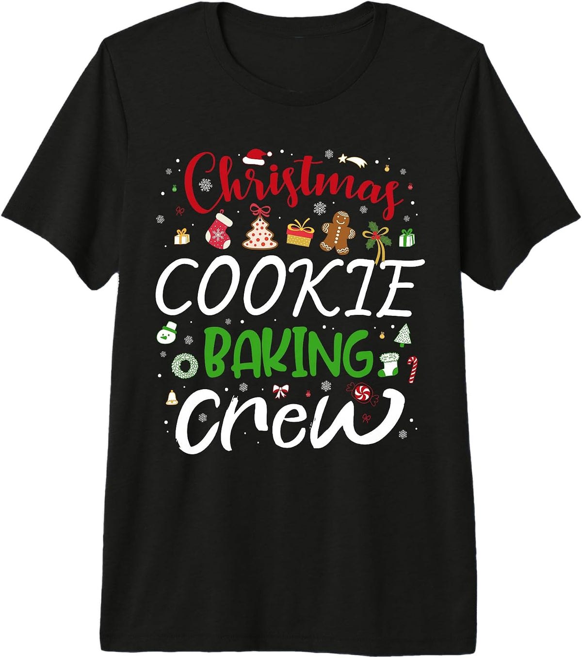 Christmas Cookie Baking Crew Funny Cookie Xmas