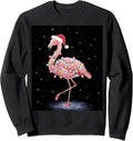 Flamingo Christmas Lights Sweatshirt