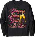 Happy New Year Funny Matching Family New Years Eve Party Long Sleeve T-Shirt