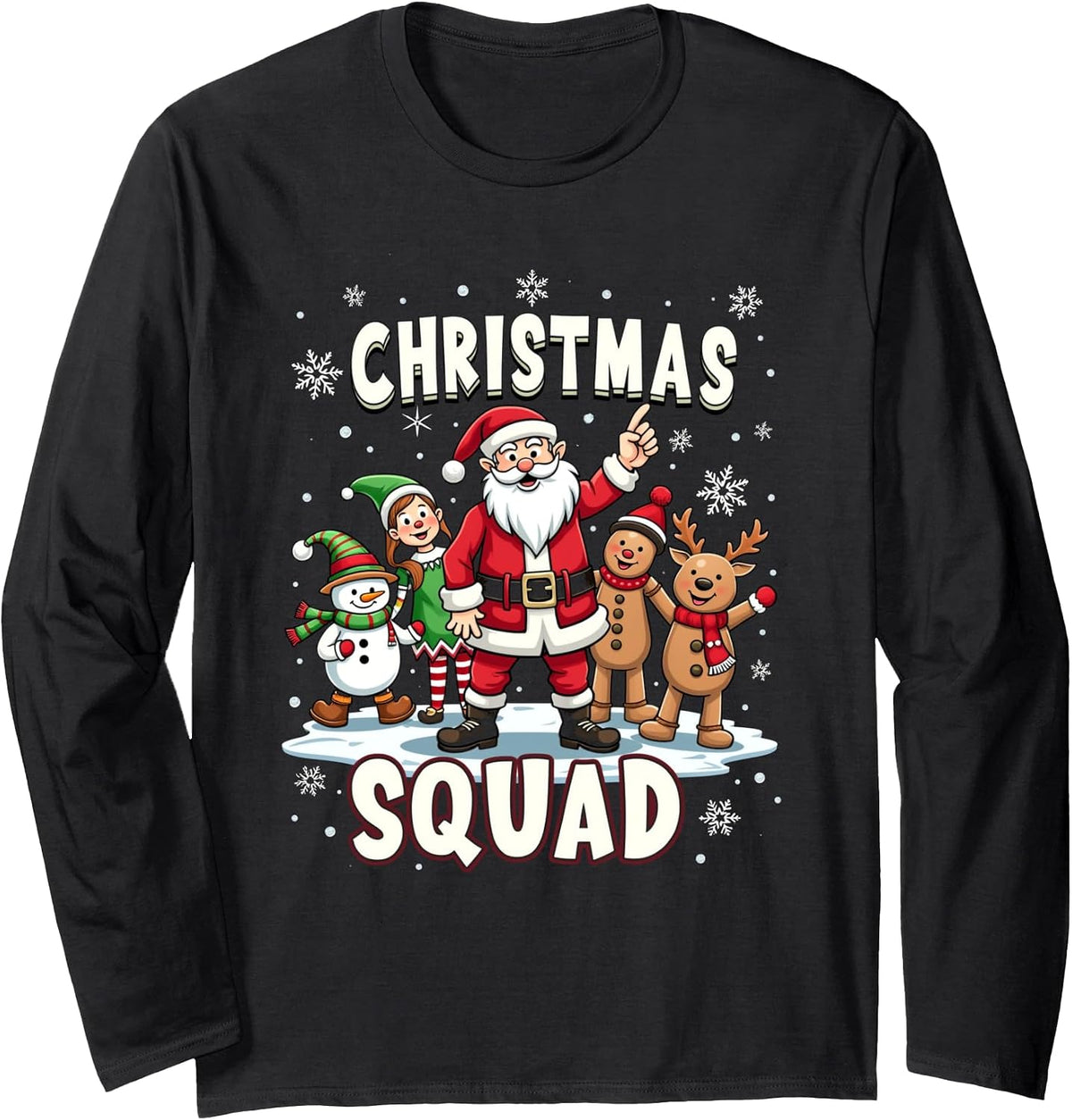 Christmas SQUAD Christmas Holiday Long Sleeve T-Shirt