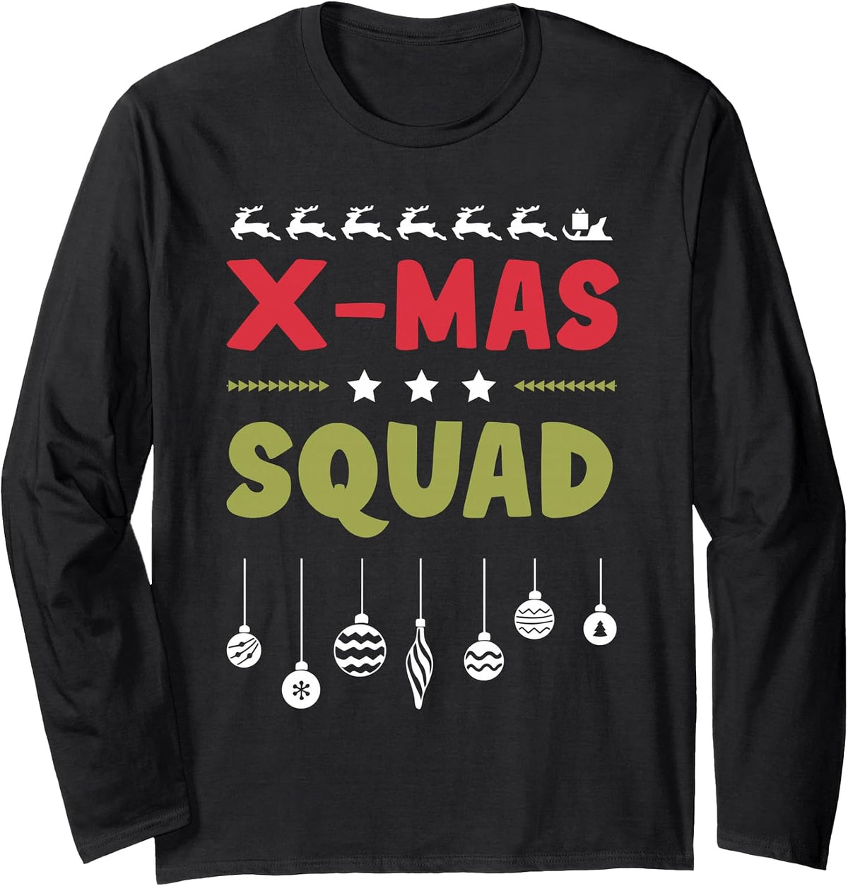 Xmas Squad | Christmas Team Long Sleeve T-Shirt