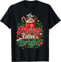 Christmas Coffee Bright Holiday Cheer Coffee Lover T-Shirt